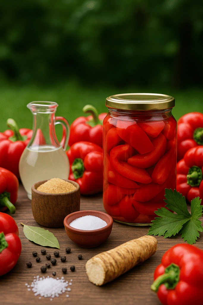 Gogoșari în oțet – Rețetă Tradițională Simplă și Delicioasă2