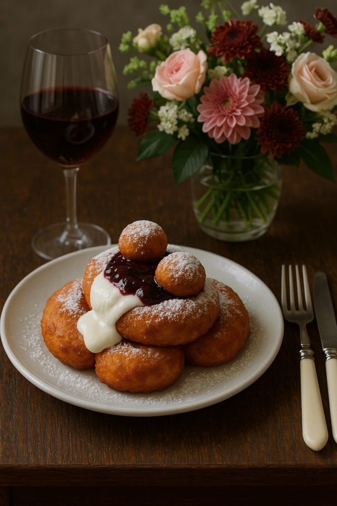 Papanași prăjiți cu brânză – rețetă românească