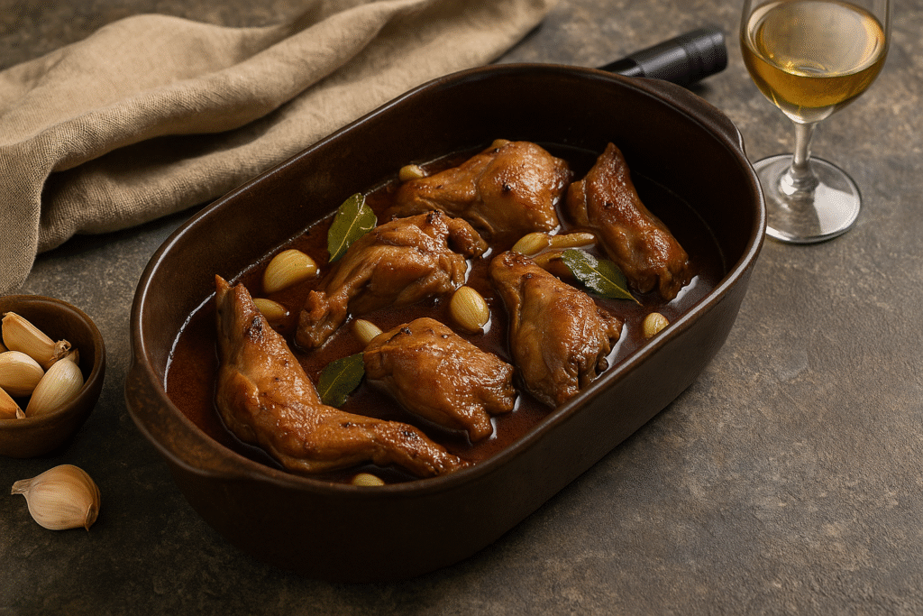 Fenek bit-tewm–mâncare rustică cu iepure și vin