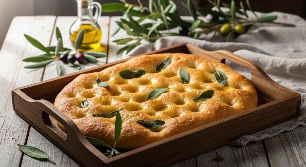 Focaccia cu Salvie-Povestea aromată a pâinii liguriene